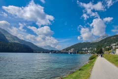 Radtour durchs Engadin - St. Moritzer See